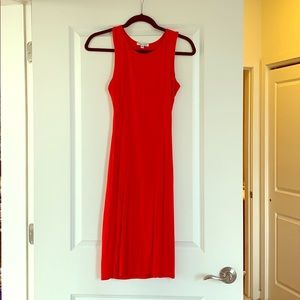 Cute Red Body Con Dress